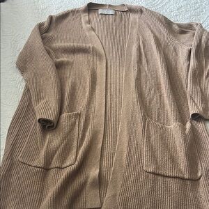 5/$25 Women's Tan Sweater Cardigan